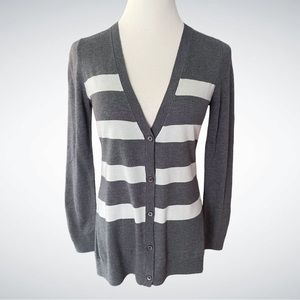 NWT Gap Striped Wool-Blend Cardigan V-Neck Buttondown